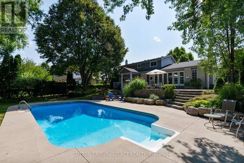 47 Shavian Boulevard, London North (North A), ON - Outdoor With In Ground Pool With Deck Patio Veranda With Backyard