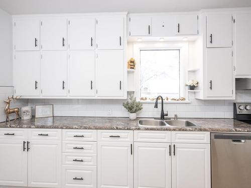 598 Van Norman Street, Thunder Bay, ON - Indoor Photo Showing Kitchen With Double Sink