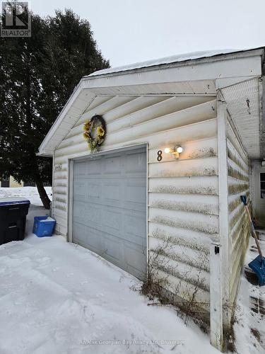 Attached Oversized Single Garage - 8 Mill Street, Severn (Coldwater), ON - Outdoor