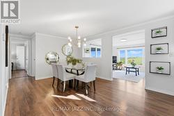 Open-concept Dining Area with Contemporary Charm - 