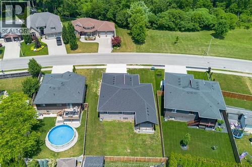 237 Sandybrook Way, Kingsville, ON - Outdoor With Above Ground Pool With View