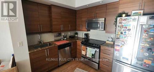 1405 - 85 East Liberty Street, Toronto, ON - Indoor Photo Showing Kitchen With Stainless Steel Kitchen With Upgraded Kitchen