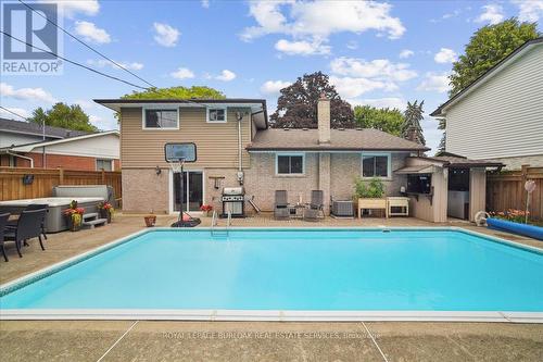 510 Fenwick Place, Burlington, ON - Outdoor With In Ground Pool With Deck Patio Veranda With Backyard With Exterior