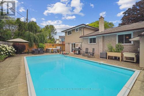 510 Fenwick Place, Burlington, ON - Outdoor With In Ground Pool With Backyard