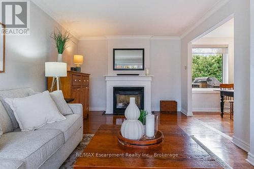 68 Glenmanor Drive N, Oakville (Co Central), ON - Indoor Photo Showing Living Room With Fireplace