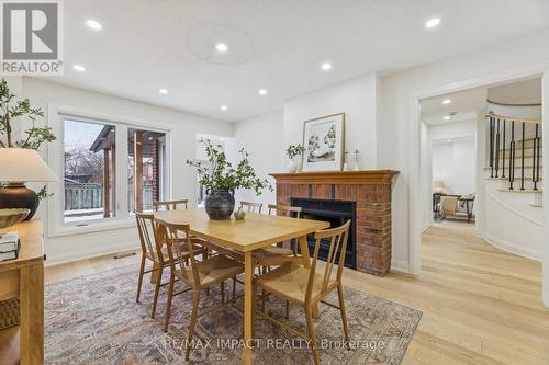 1871 Brookshire Square, Pickering (Liverpool), ON - Indoor Photo Showing Dining Room With Fireplace