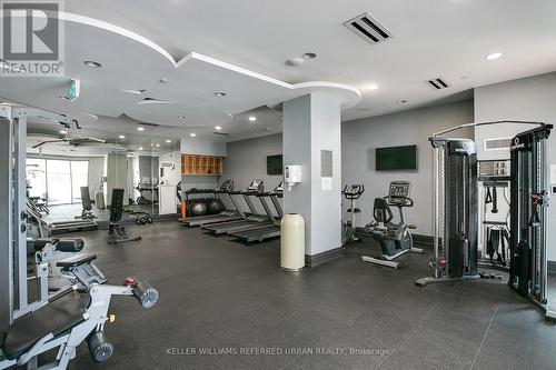 725 - 23 Glebe Road W, Toronto, ON - Indoor Photo Showing Gym Room