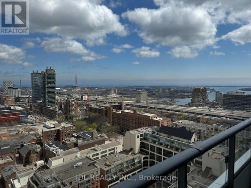 #2303 E - 70 Princess Street, Toronto, ON - Outdoor With Balcony With View
