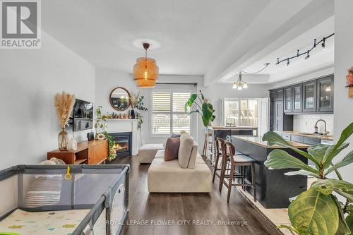 80 Palacebeach Trail, Hamilton, ON - Indoor With Fireplace