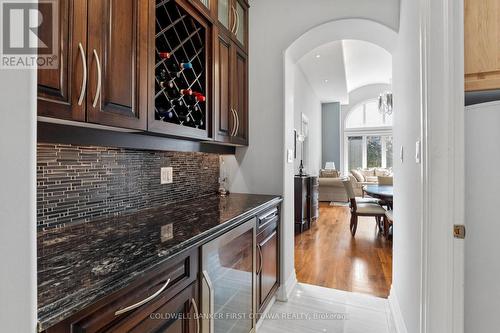 Waklthru dry Wine bar w storage & bar fridge. - 1623 Claymor Avenue, Ottawa, ON - Indoor Photo Showing Kitchen With Upgraded Kitchen