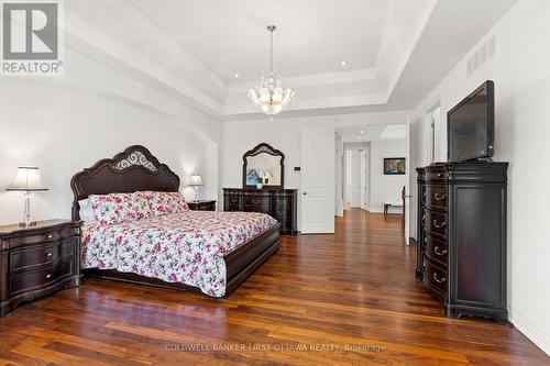Huge space w dbl doors & tray designed ceilings. - 1623 Claymor Avenue, Ottawa, ON - Indoor Photo Showing Bedroom