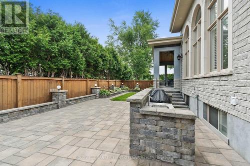 Built in outdoor kitchen space. Interlocked patio - 1623 Claymor Avenue, Ottawa, ON - Outdoor