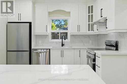 9 Alice Street, Hamilton, ON - Indoor Photo Showing Kitchen With Upgraded Kitchen