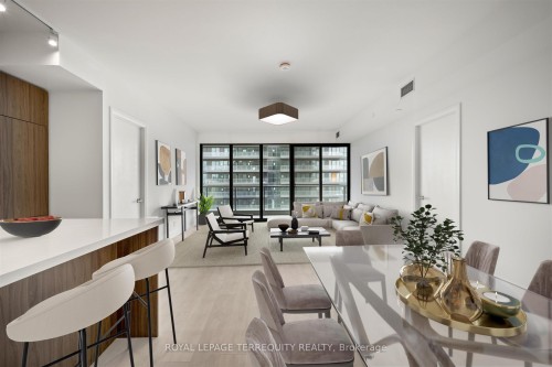 1406-33 Frederick Todd Way, Toronto, ON - Indoor Photo Showing Dining Room