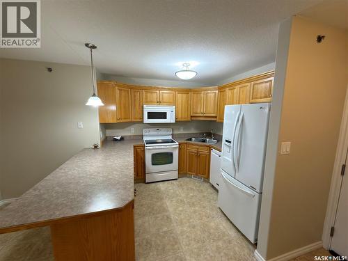 402 2909 Arens Road E, Regina, SK - Indoor Photo Showing Kitchen With Double Sink