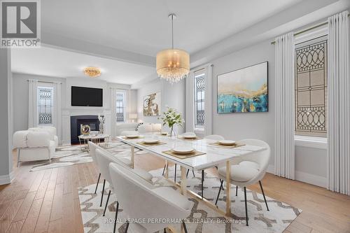 508 Yellow Birch Street, Ottawa, ON - Indoor Photo Showing Dining Room With Fireplace
