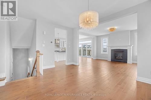 508 Yellow Birch Street, Ottawa, ON - Indoor Photo Showing Living Room With Fireplace
