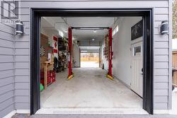 Drive through heated tandem garage, ceilings 13' - 