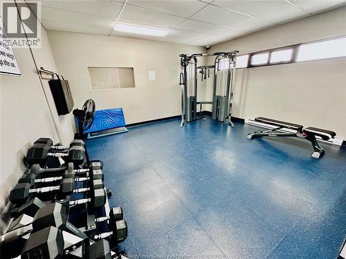 150 Park West Unit# 708, Windsor, ON - Indoor Photo Showing Gym Room