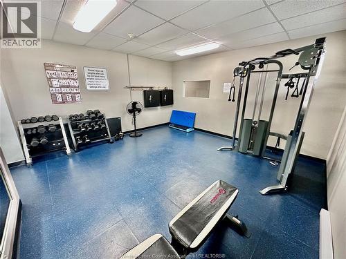 150 Park West Unit# 708, Windsor, ON - Indoor Photo Showing Gym Room