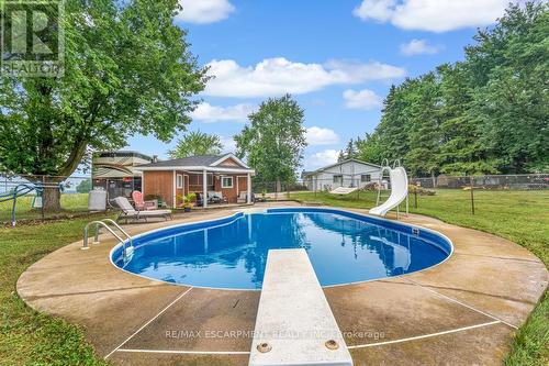 70 Sawmill Road, Haldimand, ON - Outdoor With In Ground Pool With Backyard