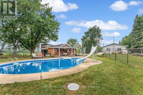 70 Sawmill Road, Haldimand, ON - Outdoor With In Ground Pool With Backyard