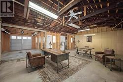 Garage virtually staged to show space - 