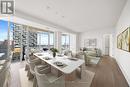 Luxury Open Concept Living & Dining Room - 3204 - 10 Inn On The Park Drive, Toronto, ON  - Indoor 