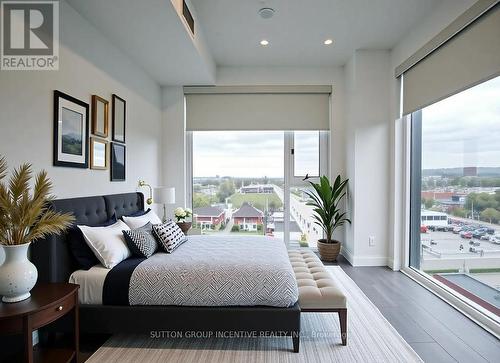 802 - 39 Mary Street, Barrie, ON - Indoor Photo Showing Bedroom