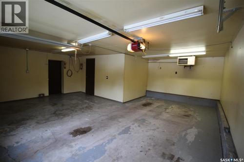 Wills Acreage, Frontier, SK - Indoor Photo Showing Garage
