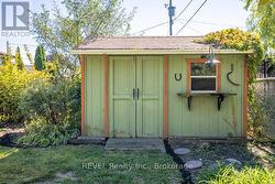 The garden shed has hydro. - 