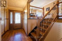 Spacious entryway with inside access to the garage - 