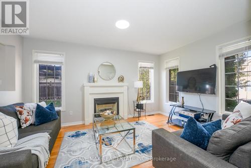 87 Luella Crescent, Brampton, ON - Indoor Photo Showing Living Room With Fireplace