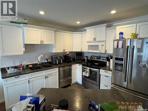 2 356 Studer Street, La Ronge, SK - Indoor Photo Showing Kitchen With Stainless Steel Kitchen With Double Sink