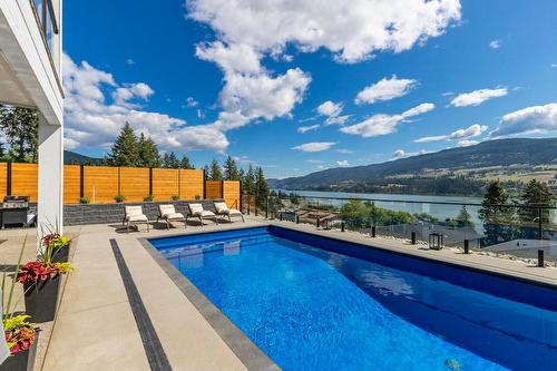 11582 Middleton Road, Lake Country, BC - Outdoor With In Ground Pool With View
