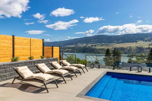 11582 Middleton Road, Lake Country, BC - Outdoor With In Ground Pool With View