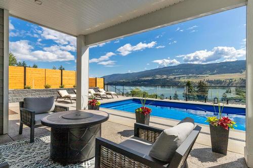 11582 Middleton Road, Lake Country, BC - Outdoor With In Ground Pool With Deck Patio Veranda With View With Exterior