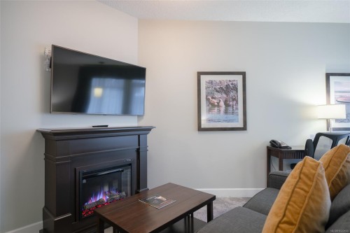 310D-1730 Riverside Lane, Courtenay, BC - Indoor Photo Showing Living Room With Fireplace