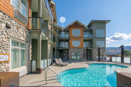 310D-1730 Riverside Lane, Courtenay, BC - Outdoor With In Ground Pool With Balcony