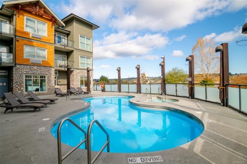 310D-1730 Riverside Lane, Courtenay, BC - Outdoor With In Ground Pool With Balcony