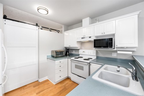 306-405 Quebec St, Victoria, BC - Indoor Photo Showing Kitchen With Double Sink