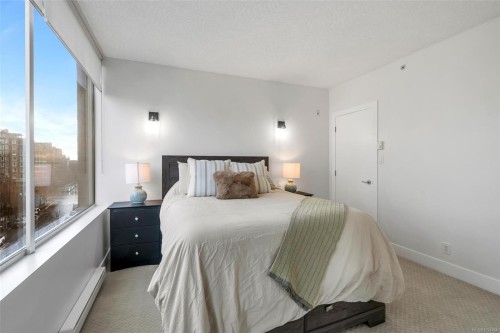 N607-737 Humboldt St, Victoria, BC - Indoor Photo Showing Bedroom