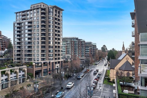 N607-737 Humboldt St, Victoria, BC - Outdoor With Balcony With Facade