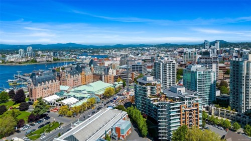 N607-737 Humboldt St, Victoria, BC - Outdoor With View
