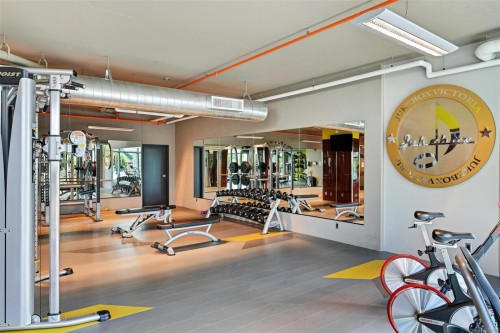 908-1029 View St, Victoria, BC - Indoor Photo Showing Gym Room