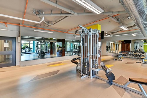 908-1029 View St, Victoria, BC - Indoor Photo Showing Gym Room
