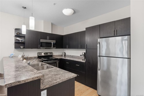107-2111 Meredith Rd, Nanaimo, BC - Indoor Photo Showing Kitchen With Double Sink With Upgraded Kitchen
