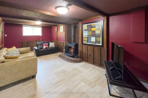 254 Louis Drive, Mississauga, ON - Indoor With Fireplace