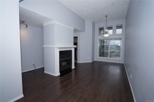 408-649 Bay St, Victoria, BC - Indoor With Fireplace