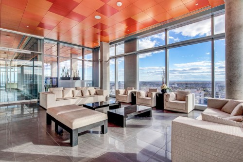 Salle communautaire - 2809-1450 Boul. René-Lévesque O., Montréal (Ville-Marie), QC - Indoor Photo Showing Living Room